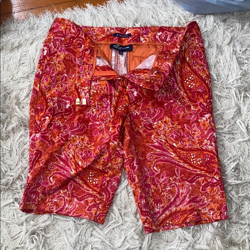 Jones New York Bermuda stretch patterned  shorts